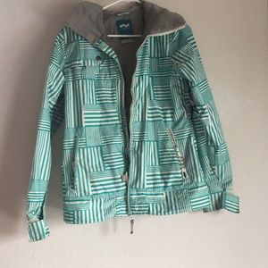 Blue ski jacket